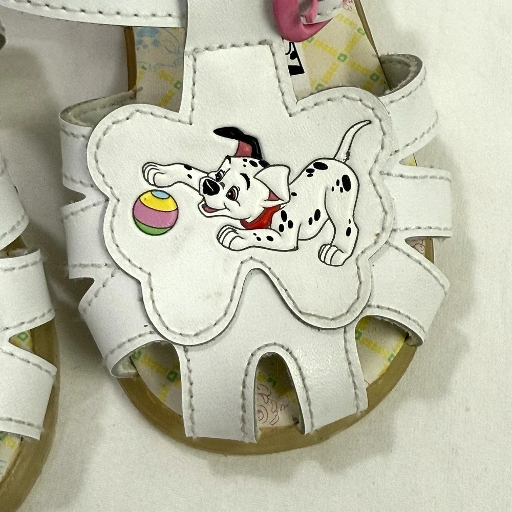 Vtg Disney 101 Dalmatians Sandals Shoes Sz  3 Baby / Toddler Shoes 1990s Y2K New